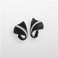 Boucles d'oreilles Giorgio Visconti Femme GINKGO in Titane Diamante BB40491N